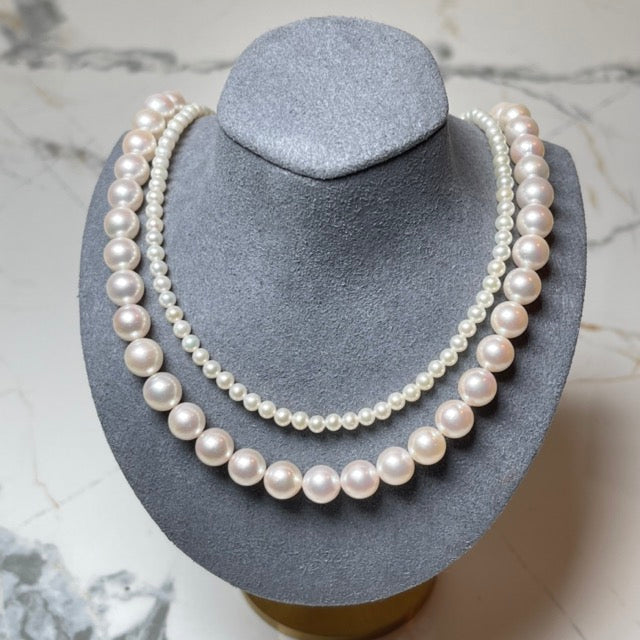 Baby Pearl Necklace (Round)