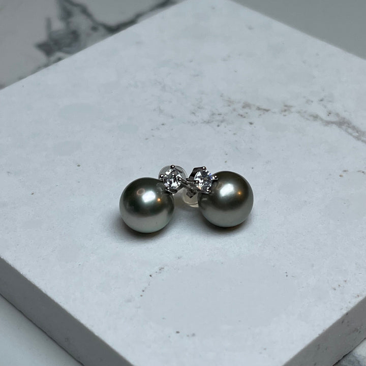 Tahitian Pearl Stud Earrings