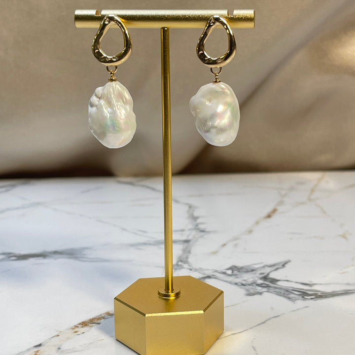 Freshwater Baroque Pearl Earrings