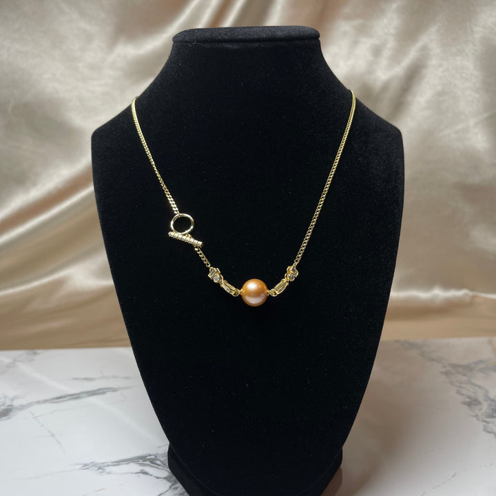 Freshwater Gold Pearl Necklace