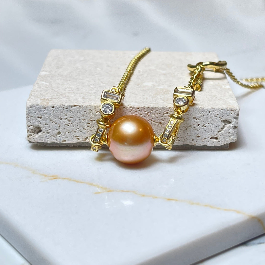 Freshwater Gold Pearl Necklace