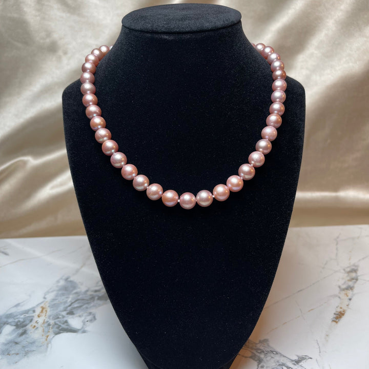 Freshwater Purple Pearl Strand Necklace