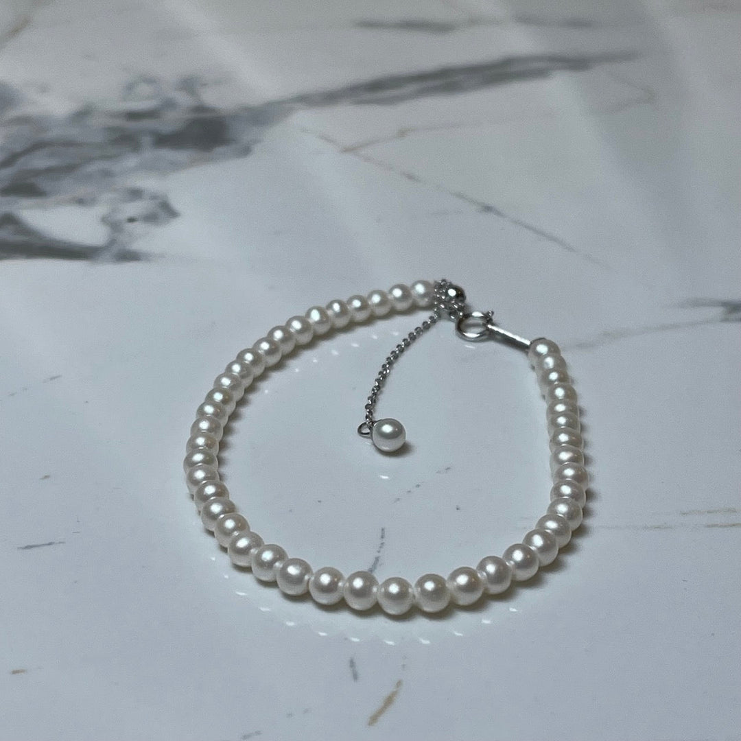 Silver Baby Pearl Bracelet