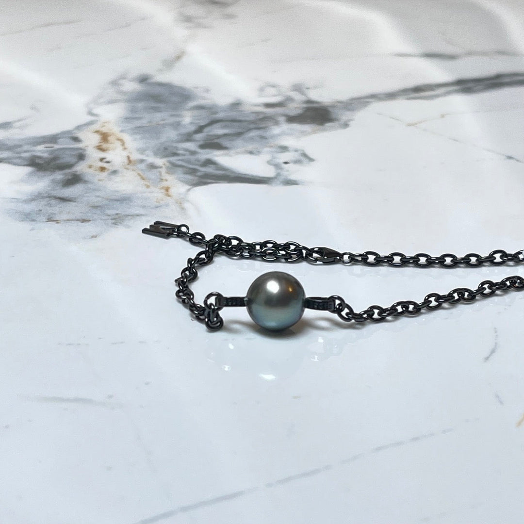 Silver Tahitian Pearl Bracelet